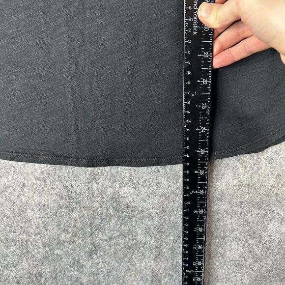 Pure+Gold Tank Top Women Small Black Rounded Hem Scoop Neck Cotton Casual - Picture 6 of 8